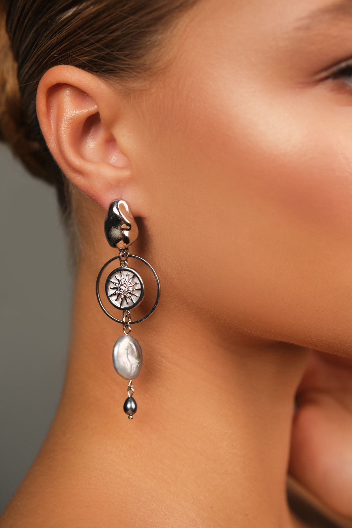 Серьги с жемчугом